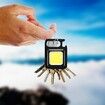 COB Small Flashlight,800 Lumens Super Bright Rechargeable Mini Keychain Flashlight