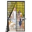 120x220cm Fiberglass Mesh Magnetic Door Screen – Self-Closing Door Net Screen with Magnet Closures Fireproof