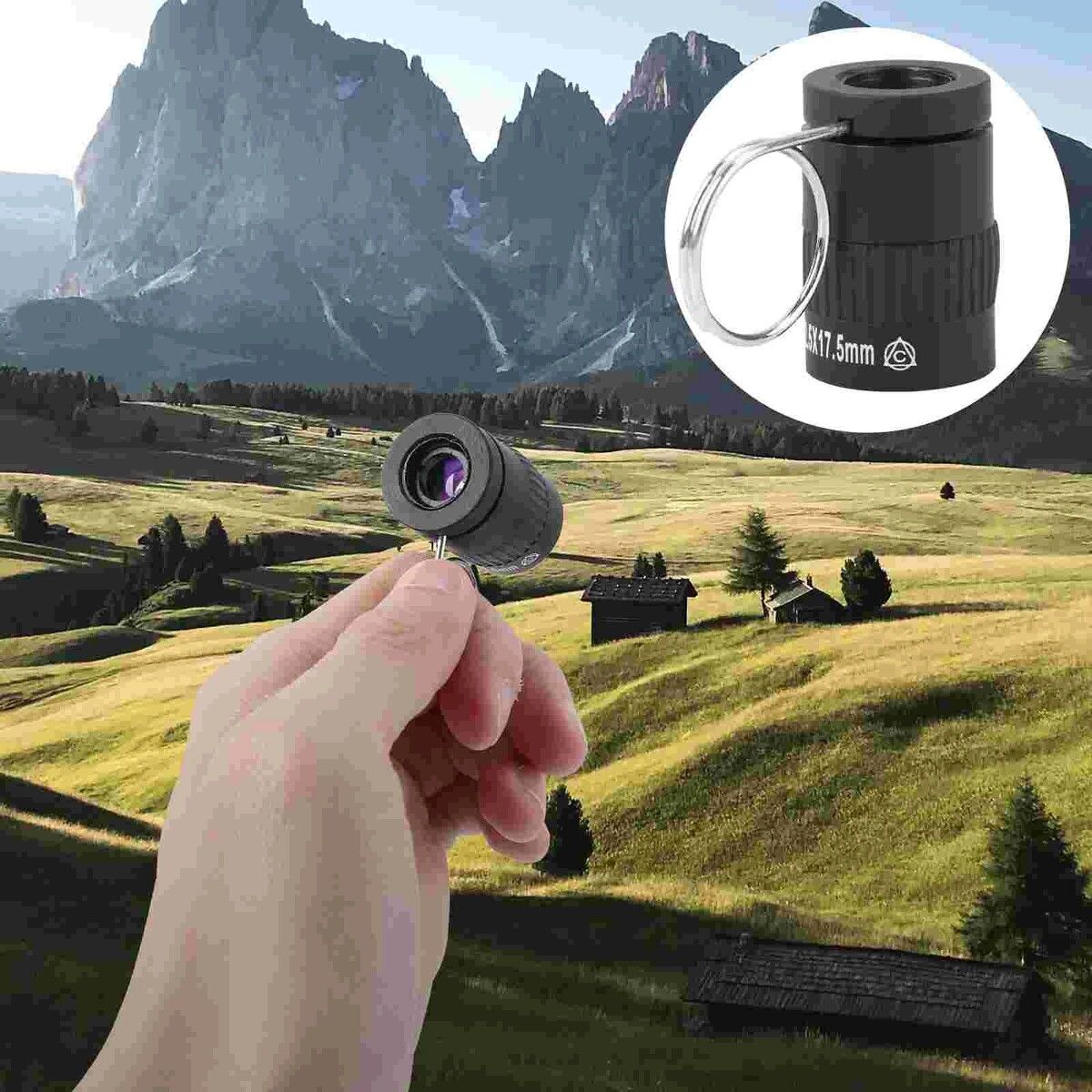 Pocket Mini Toy Kid Travel Camping Scope ,Portable Stuffer Finger Kids Spyglass Boys Kids Spotting Watching Bird