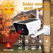 1080P Wireless WiFi Solar Camera Outdoor Protection Security Surveillance, Video Monitor Smart Home PIR Motion Detection Cam