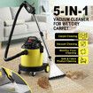 5in1 Carpet Cleaner Vacuum Floor Sofa Wet and Dry Vac Mop Cleaning Machine Portable Smart with Wheels