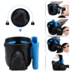 Stroller Cup Holder with Phone Holder,Bike Cup Holder,2-in-1 Universal Cup Phone Holder for Stroller,Bike,Wheelchair,Walker,Scooter (Sky Blue)