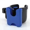 Stroller Cup Holder with Phone Holder,Bike Cup Holder,2-in-1 Universal Cup Phone Holder for Stroller,Bike,Wheelchair,Walker,Scooter (Blue)