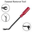 Auto Trim Removal Tool Kit,Interior Door Panel Clip Fastener Removal Set for Vehicle Dash Radio Audio Installer,5 pcs (Red)