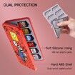 Game Card Case for Nintendo Switch/ Switch Lite/ OLED 24 Game Holder Cartridge Case for Game Card (Red Mario-24 Slots)