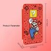Game Card Case for Nintendo Switch/ Switch Lite/ OLED 24 Game Holder Cartridge Case for Game Card (Red Mario-24 Slots)