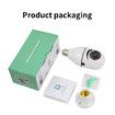 2.4G Wifi Camera Bulb 360 Degree Panorama 1080P Night Vision IP Surveillance Camera
