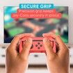 Grips for Nintendo Switch Joycon Controller 2 Pack - Game Accessories Joy-Con Handheld Joystick- Blue/Red Combo