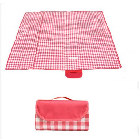 Picnic Blanket Outdoor Picnic Mats Portable Mat (Red)
