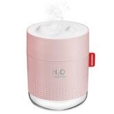 Portable Mini Humidifier,500ml Small Cool Mist Humidifier,USB Personal Desktop Humidifier,Auto Shut-Off,2 Mist Modes,Super Quiet (Pink)