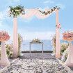 Wedding Backdrop Stand DIY Background Photo Party Balloon Photography Frame Decoration Holder Galvanised Steel 3x3m White