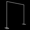 Wedding Backdrop Stand DIY Background Photo Party Balloon Photography Frame Decoration Holder Galvanised Steel 3x3m White