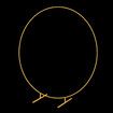 Round Backdrop Stand Hoop Arch Wedding Party Balloon Metal Frame Circle Flower Decoration Holder 2M Gold