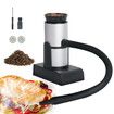 Smoking Gun Food Smoker Portable Wood Cocktails Smoke Infuser with Wood Chips for Sous Vide Meat Salmon BBQ Grill?Silver)