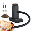 Smoking Gun Food Smoker Portable Wood Cocktails Smoke Infuser with Wood Chips for Sous Vide Meat Salmon BBQ Grill (Black)