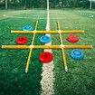 Giant Tic Tac Toe Game PVC Framed Bean Bag Toss Game for Adults & Kids Outdoor Tic Tac Toss Across Yard Game for Family Friends