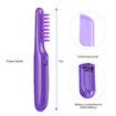 Wet or Dry Mane Handle, Electric Capped Detangling Brush for Kids and Adults, (Batteries Not Included)