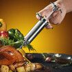 Meat Injector Syringe 2-oz Marinade Flavor Barrel 304 Stainless Steel