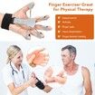 Hand Grip Strengthener,Adjustable Finger Exerciser and Finger Stretcher,Grip Strength Trainer for Hand Therapy,Rock Climbing,Relieve Pain for Arthritis,Carpal Tunnel