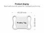 Find my tag Tracker for Pets,Cats?Dogs Remote Finder Anti Lost Item Color White