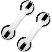 Shower Grab Bars 12 Inch Suction Handle Bathroom Bath Safety Grip 2 Pack Black