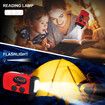 Emergency Hand Crank Radio with LED Flashlight and 2000mAh Power Bank Phone Charger, USB Charged And Solar Power for Camping