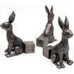 Hare Figures Plant Pot Feet, Planter Support, Handmade Decorative Ornaments 3pcs