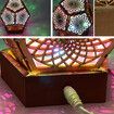 Bohemian Light, LED Atmosphere Lamp with Hollow Flower Pattern Waterproof Lamp