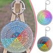 Feelings Wheel Keychain Accessories, Emotion Wheel Pendant Keychain