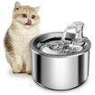 Cat Water Fountain Stainless Steel Pet Water Fountain for Cats Inside Ultra-Quiet Pump 2L Automatic PETS Dog Dispenser Water Bowl