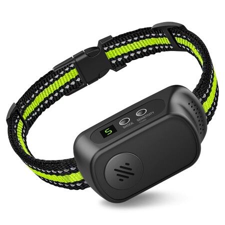 Dog Bark Collar Rechargeable with Beep Vibration and Shock,Anti Barking Collar for Small Medium Large Dogs Dog Training Device