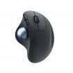 Wireless Trackball Mouse Easy thumb for Windows PC Mac with Bluetooth USB Capabilities-Black