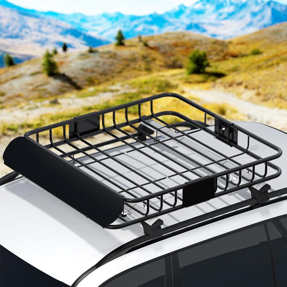 Giantz Universal Car Roof Rack Basket Luggage Vehicle Cargo Carrier ...