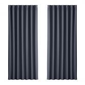 Artiss 2X Blockout Curtains Eyelet 240x230cm Charcoal