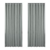Artiss 2X Blockout Curtains Eyelet 240x230cm Grey Shine