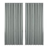 Artiss 2X Blockout Curtains Eyelet 300x230cm Grey Shine