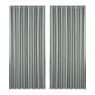 Artiss 2X Blockout Curtains Eyelet 300x230cm Grey Shine