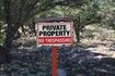 Large Private Property No Trespassing Sign14"x10" Rust Free Aluminum,UV Ink Printing,Durable/Weatherproof Up to 7 Years Outdoor for Home (2-Pack)