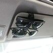 1 Pack Glasses Holders for Car Sun Visor, Sunglasses Eyeglasses Mount with Ticket Card Clip