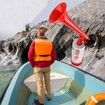 Handheld Air Horn, Aluminum And ABS Portable Handheld Air Pump Horn