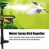 Solar Water Sprinkler Animal Repellent Waterproof Timing Sensor Water Spray, Garden Sprinkler Irrigation Automatic Irrigation System,