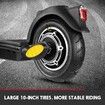 Off Road E-scooter Electric Scooter AUSWHEEL 500W Adults Foldable Motorised Bike Commuting Vehicle Seat Drum Brake LED Lights