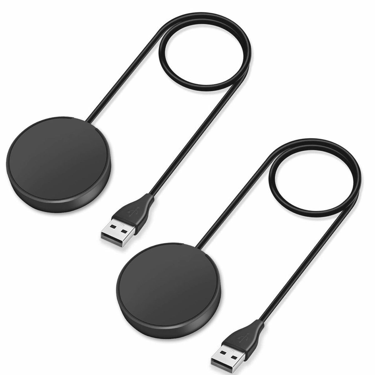 Compatible with Samsung Galaxy Watch 4/4 Classic/3/Active/Active 2 Wireless Charging Dock,Trami Replacement USB Charger Cable Cord Stand for Galaxy Watch 4/4 Classic/3/Active/Active 2 (2 Pack)