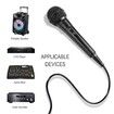 Handheld Wired Microphone,Cardioid Dynamic Vocal Mic with 13ft Cable and ON/Off Switch,Ideally Suited for Speakers,Karaoke Singing Machine,Amp,Mixer