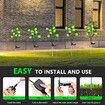 2pcs Solar Garden Lights,Outdoor Solar Pear Tree LED Lights Waterproof Park Stake Landscape Lights for Patio Yard Pathway