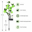 2pcs Solar Garden Lights,Outdoor Solar Pear Tree LED Lights Waterproof Park Stake Landscape Lights for Patio Yard Pathway