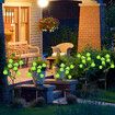 2pcs Solar Garden Lights,Outdoor Solar Pear Tree LED Lights Waterproof Park Stake Landscape Lights for Patio Yard Pathway