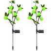 2pcs Solar Garden Lights,Outdoor Solar Pear Tree LED Lights Waterproof Park Stake Landscape Lights for Patio Yard Pathway