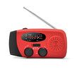 Emergency Hand Crank Radio with NOAA WEATHER FORCAST LED Flashlight  2000mAh  AMFM Portable Weather Power Bank Phone Charger, USB Charged & Solar Camping