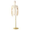 Female Mannequin Dummy Model Manikin Dressmaking Dress Form Upper Torso Adjustable Detachable Fashion Clothing Wedding Dress Display Stand 200cm